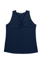 Regata Plus Size em Ribana Canelada Secret Glam - Conforto e Estilo
