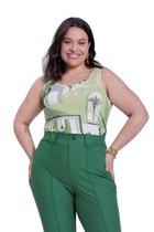 Regata Plus Size Lunender Viscose Verde
