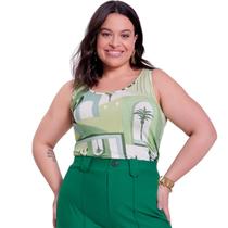 Regata Plus Size Malha 26131