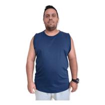 Regata Plus Size Masculina De Algodão Camiseta Grande