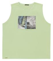 Regata Plus Size Masculina Diametro Verde