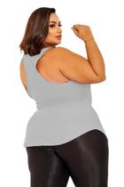 Regata Plus Size Veste Legging G1 G2 G3 em Poliamida DryFit PINA Fitness Academia