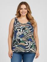 Regata plus size viscolycra várias estampas g1 ao g5 malwee