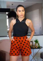 Regata preta com paetê