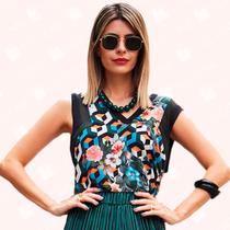 Regata Print Compose Colors - Moda Casual Chic