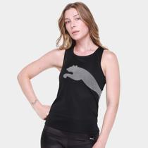 Regata Puma Big Logo Jersey Tank Feminina Regata Puma Big Logo Jersey Tank Feminina