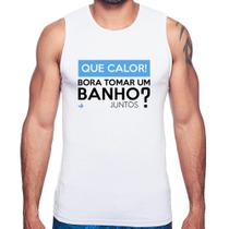 Regata Que calor! Bora tomar um banho juntos - Foca na Moda Regata Que calor! Bora tomar um banho juntos - Foca na Moda