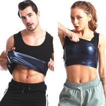 Regata Queima Gorduras Barriga Masculina Camiseta Térmica Efeito Sauna Compressão Feminino