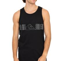Regata Quiksilver Big Block SM26 Masculina Preto Regata Quiksilver Big Block SM26 Masculina Preto