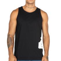 Regata Quiksilver Side Logo WT25 Preto Regata Quiksilver Side Logo WT25 Preto