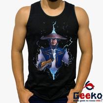 Regata Raiden 100% Algodão Mortal Kombat Geeko