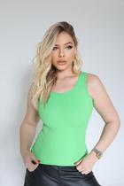 Regata ribana gola o tl verde claro Regata ribana gola o tl verde claro