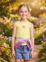 Regata Ribaninha Com Lenço Style Animê