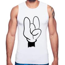 Regata Rock Hand - Foca na Moda Regata Rock Hand - Foca na Moda