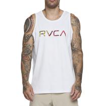 Regata RVCA Floral Frame SL SM25 Masculina Branco Regata RVCA Floral Frame SL SM25 Masculina Branco