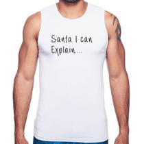 Regata Santa I can explain - Foca na Moda Regata Santa I can explain - Foca na Moda