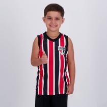 Regata São Paulo Ventre Infantil Vermelha Regata São Paulo Ventre Infantil Vermelha