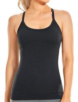 Regata Sem Costura CRZ YOGA com Top Embutido Regata Sem Costura CRZ YOGA com Top Embutido