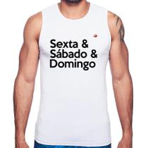 Regata Sexta & Sábado & Domingo - Foca na Moda Regata Sexta & Sábado & Domingo - Foca na Moda