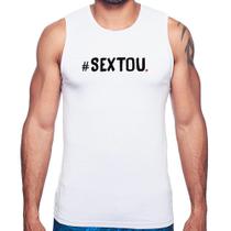 Regata Sextou Hashtag - Foca na Moda Regata Sextou Hashtag - Foca na Moda