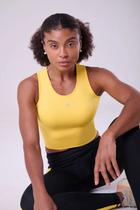 Regata Signature Cropped Samba Ind Authen Amarelo