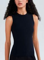 Regata Slim Hering 4AL6 Feminina Decote Redondo Canelada Algodão T. P/XXG