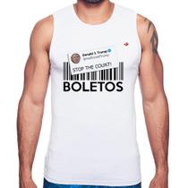 Regata Stop the Count Boletos - Foca na Moda Regata Stop the Count Boletos - Foca na Moda