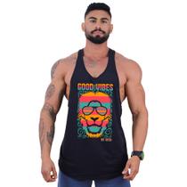 Regata Super Cavada Masculina MXD Conceito Leão Good VIbes