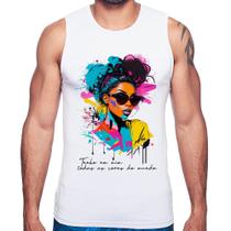 Regata Tenho em mim todas as cores do mundo - Foca na Moda