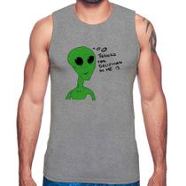 Regata Thank's For Believing In Me Alien - Foca na Moda Regata Thank's For Believing In Me Alien - Foca na Moda