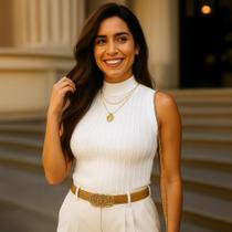 Regata Tricot Modal Alto Relevo