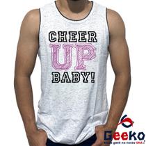 Regata Twice 100% Algodão Cheer Up Baby K-pop Camiseta Regata Geeko