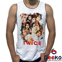 Regata Twice 100% Algodão Once K-pop Camiseta Regata Geeko