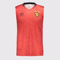 Regata Umbro Sport Recife Aquecimento 2025 Vermelha