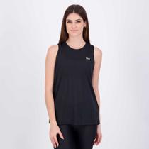 Regata Under Armour Tech Tank Solid Basic Feminina Preta