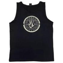 Regata Volcom Circle Texture SM25 Masculina Preto
