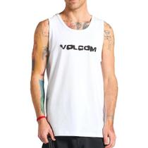 Regata Volcom Newro SM25 Masculina Branco Regata Volcom Newro SM25 Masculina Branco