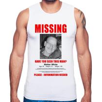 Regata Walter White Missing - Foca na Moda Regata Walter White Missing - Foca na Moda