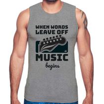 Regata When words leave off music begins - Foca na Moda Regata When words leave off music begins - Foca na Moda