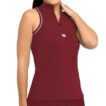 Regata Wilson Tour Zip Tank Bordô Regata Wilson Tour Zip Tank Bordô