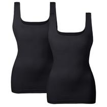 Regatas Modeladoras EUYZOU 2 Unidades Controle de Barriga Preto G Regatas Modeladoras EUYZOU 2 Unidades Controle de Barriga Preto G