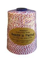 Regency Wraps Regency Baker's Twine Cone Vermelho e Branco, 2300 pés, Multicolor