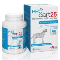 Regenerador Articular Cães Pro Cart 25 60 Comprimidos