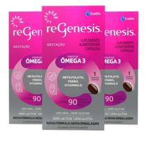 Regenesis Ômega 3 Kit 3 Caixas De 90 Cápsulas Cada