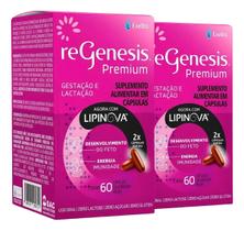 Regenesis Premium 120 Cápsulas Suplemento para Gestantes com Ômega3 DHA, Metilfolato, Ferro e Vitaminas Minerais