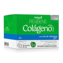Reggene Colágeno Verisol + Coenzima Q10 Sabor Limão Katiguá 30 sachês