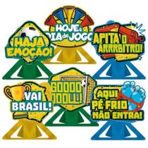 Regina Brasil Decoracao Mesa 6un Regina Brasil Decoracao Mesa 6un