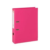 Registrador com Lombo Largo Ofício Yes Rosa Organizador Resistente Documento Arquivos Folhas Papel