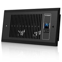 Registre o ventilador de reforço VIVOSUN Quiet Smart Vent Black 4x10 Registre o ventilador de reforço VIVOSUN Quiet Smart Vent Black 4x10