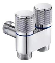 Registro 2 Saídas 1/2 Máquina De Lavar Ducha Higiênica Metal
